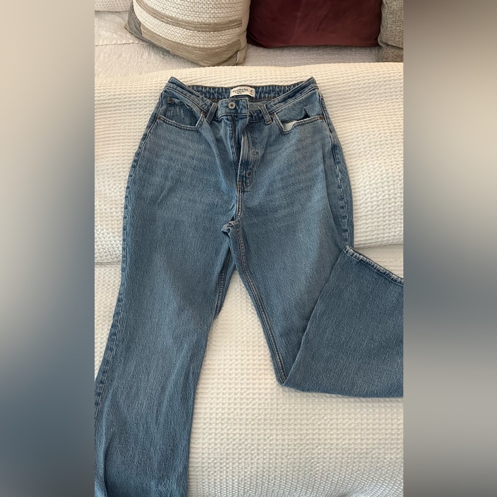 Abercrombie & Fitch Blue Flare Jeans